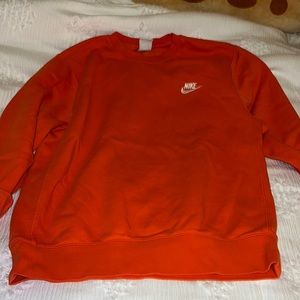 Nike S Sweatshirt! Orange!
